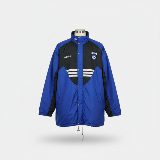 1992-1993 Hamburger SV Rain JACKET Soccer Jersey Football Shirt adidas XL Authentic