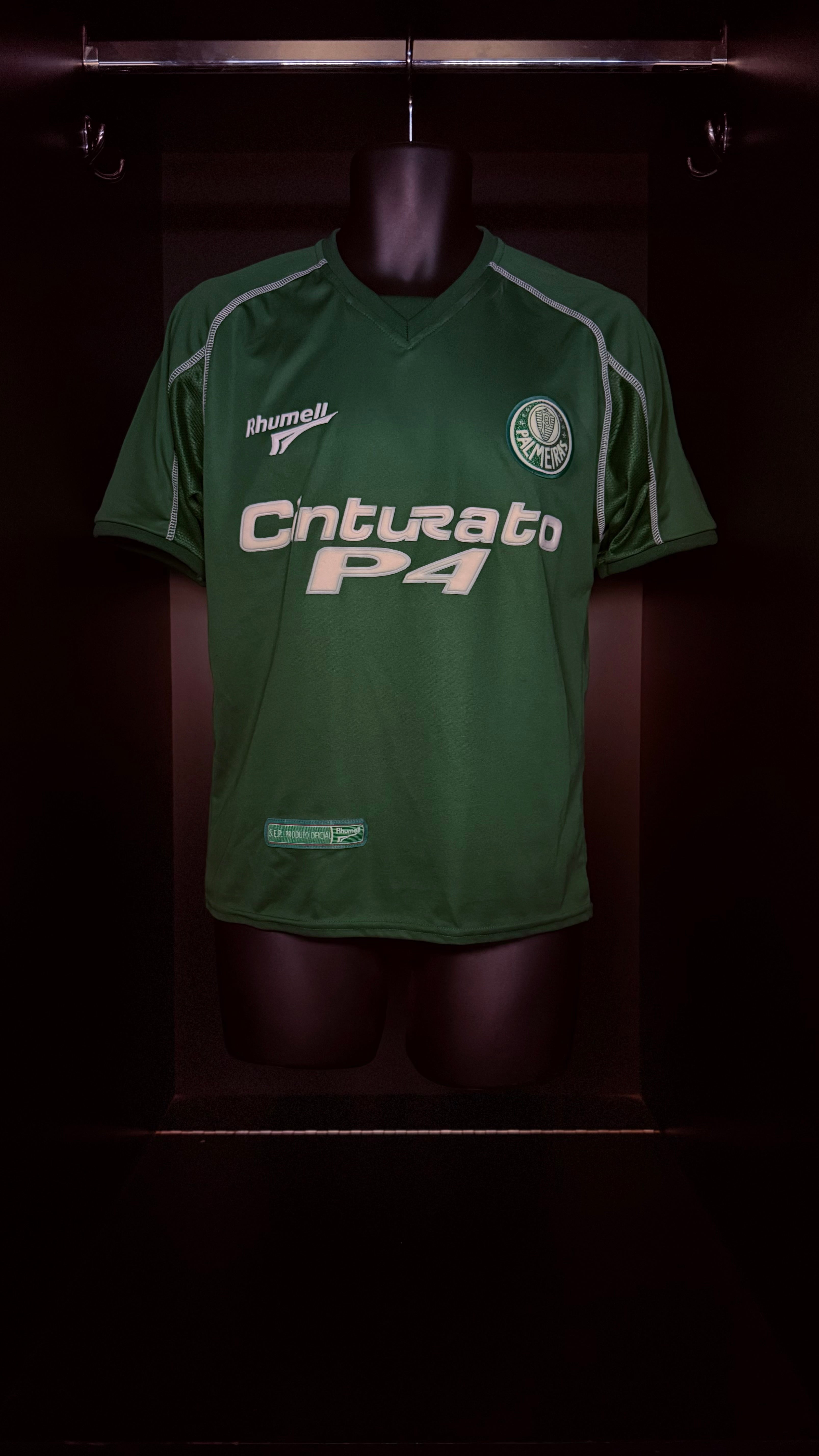 2002-2003 Palmeiras HOME Kit Soccer Jersey Shirt Rhumell Small