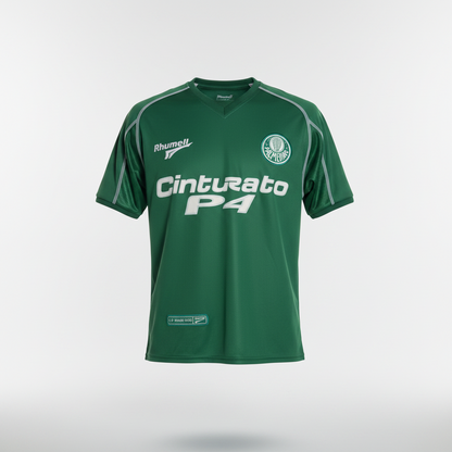 2002-2003 Palmeiras HOME Kit Soccer Jersey Shirt Rhumell Small Authentic