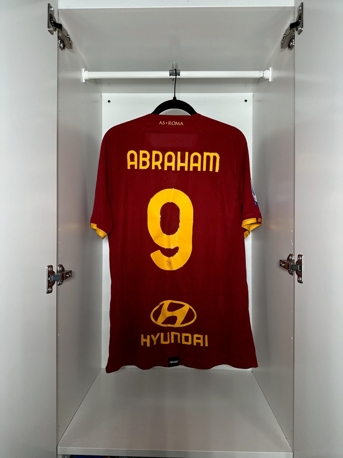 Roma Abraham #9 - New Balance - 2021/2022 - HOME Kit