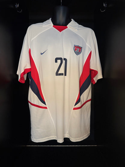 2002-2003 United States (USA) Donovan - HOME Kit Soccer Jersey Football Shirt Nike Large Authentic