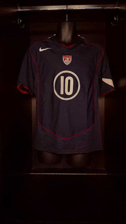 2004-2006 United States (USA) Reyna AWAY Kit Soccer Jersey Football Shirt Nike Large