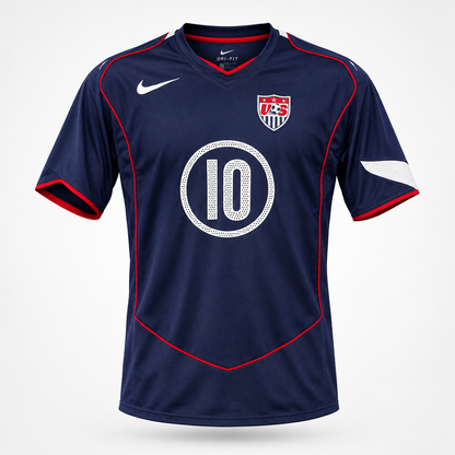 2004-2006 United States (USA) Reyna AWAY Kit Soccer Jersey Football Shirt Nike Large
