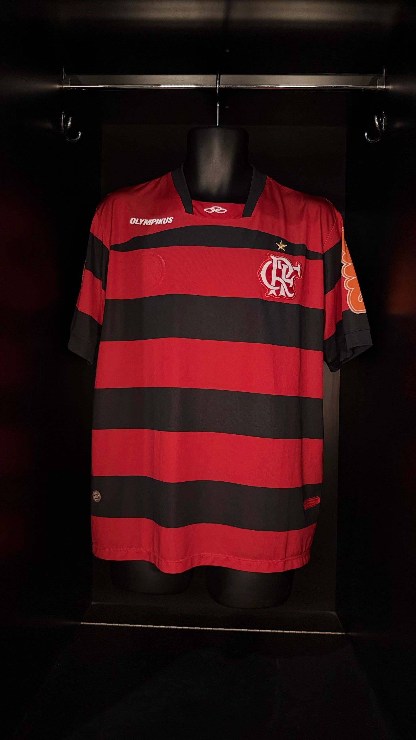 2011-2012 Flamengo Ronaldinho HOME Kit Soccer Jersey Football Kit Olympikus Large Authentic