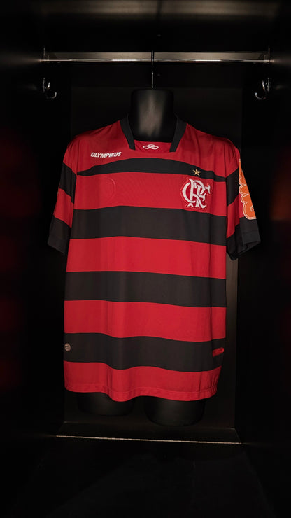 2011-2012 Flamengo Ronaldinho HOME Kit Soccer Jersey Football Kit Olympikus Large Authentic