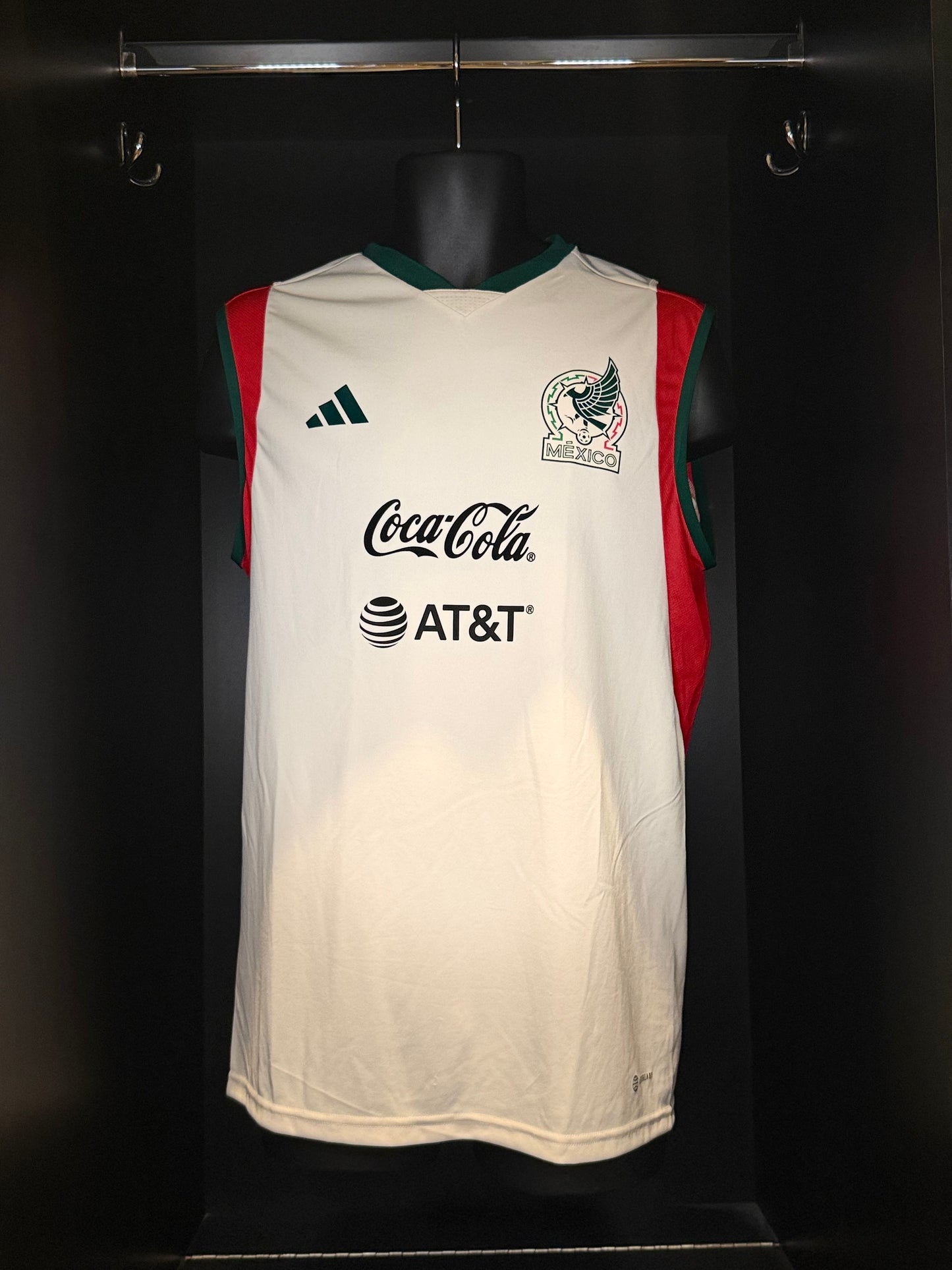 2022-2023 Mexico Training Kit Soccer Jersey Football Shirt adidas Medium Authentic