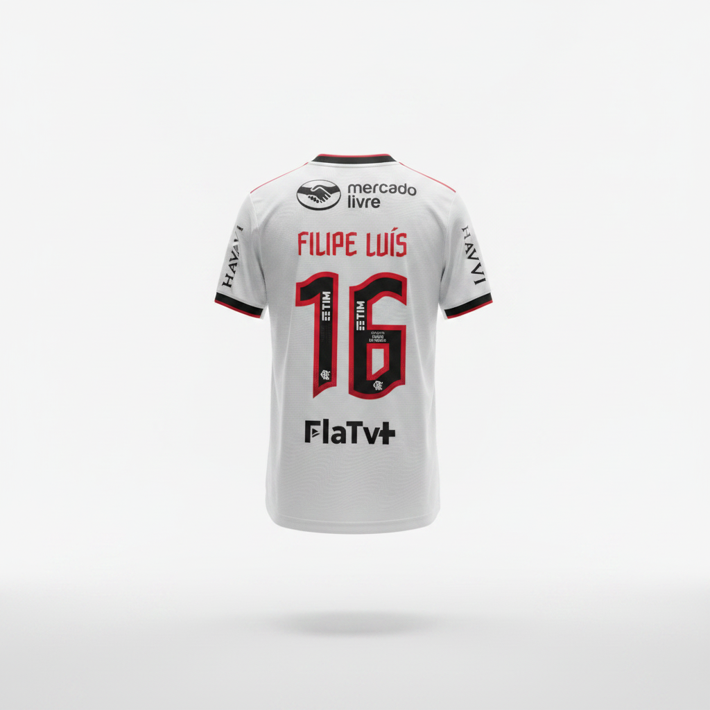 2022-2023 Flamengo Filipe Luís AWAY Kit Soccer Jersey Football Kit adidas Medium Authentic