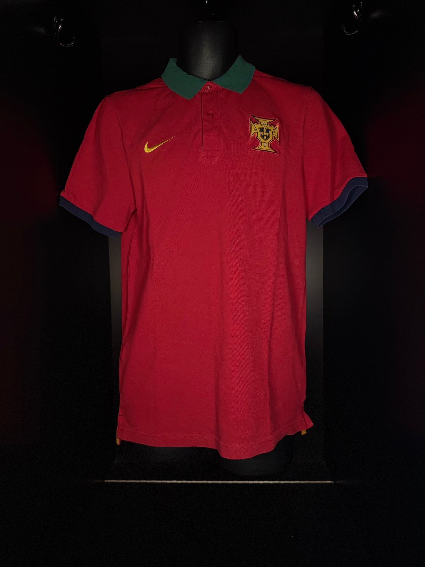 2022-2023 Portugal Staff Polo Kit Soccer Jersey Shirt Nike S Authentic