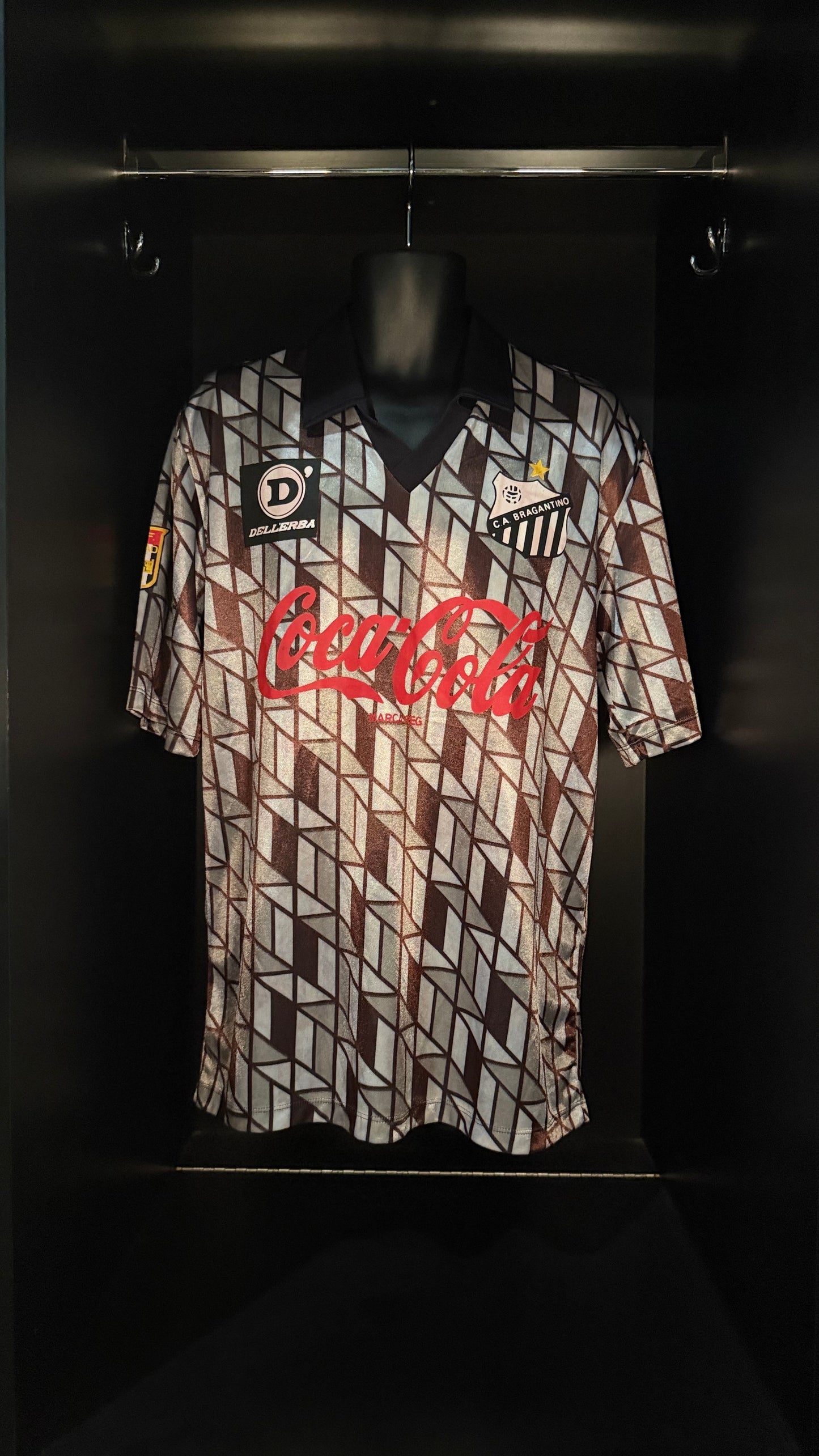 1990-1991 Bragantino THIRD Kit Soccer Jersey Football Shirt Dell'erba Large Authentic