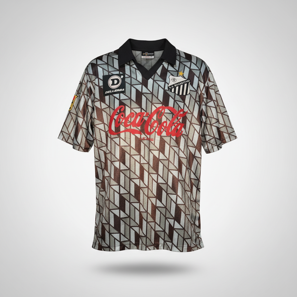 1990-1991 Bragantino THIRD Kit Soccer Jersey Football Shirt Dell'erba Large Authentic
