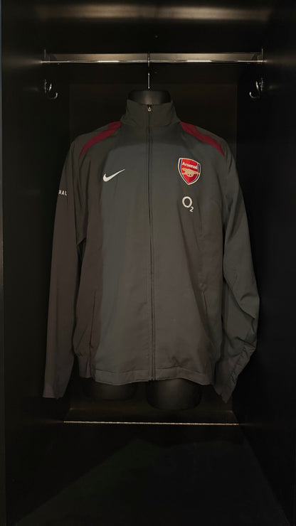 2005-2006 Arsenal FC Track JACKET Soccer Jersey Football Shirt Nike Large Authentic