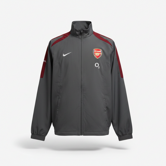 2005-2006 Arsenal FC Track JACKET Soccer Jersey Football Shirt Nike Large Authentic