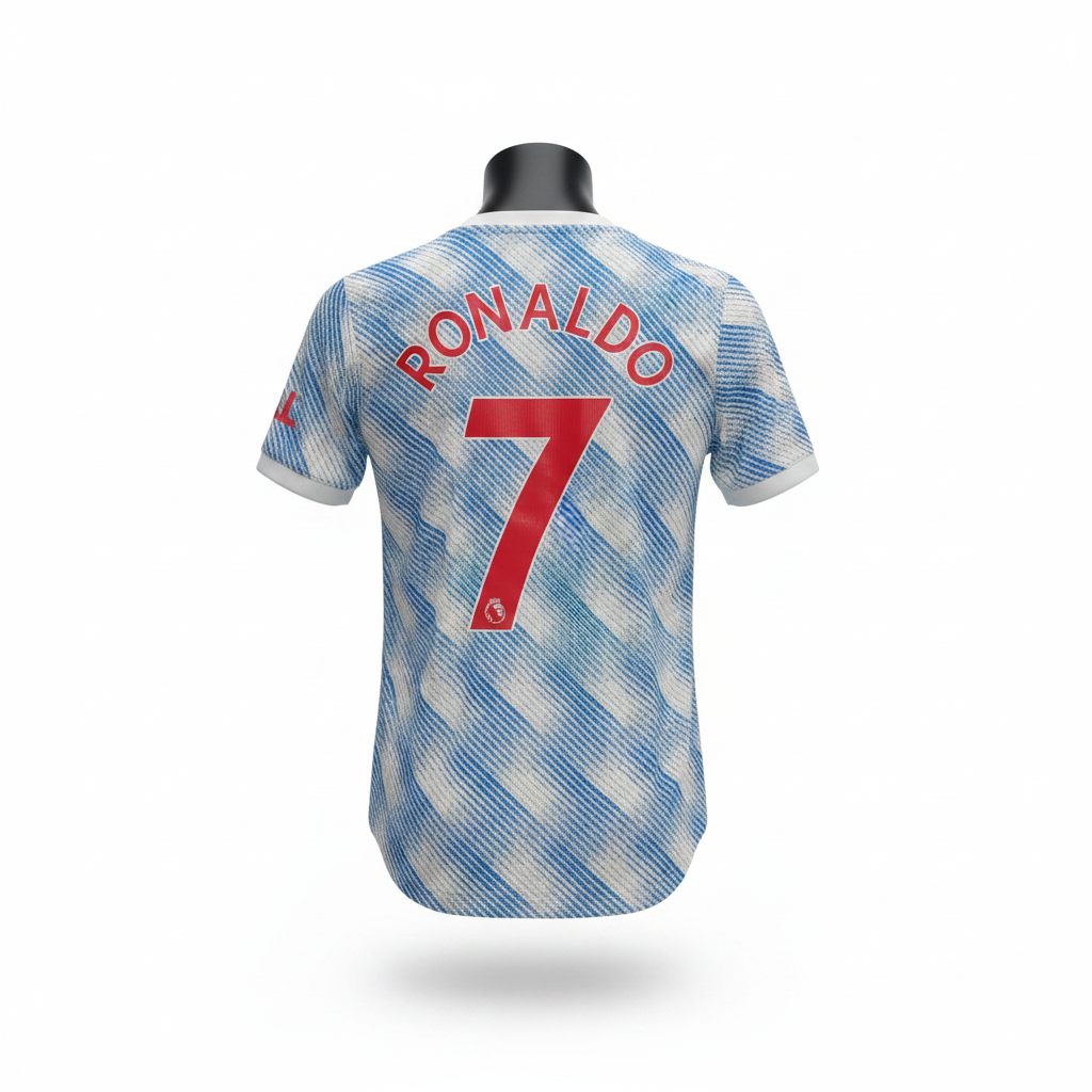 2021-2022 Manchester United Ronaldo AWAY Kit Soccer Jersey Football Shirt adidas Youth Medium Authentic