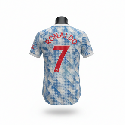 2021-2022 Manchester United Ronaldo AWAY Kit Soccer Jersey Football Shirt adidas Youth Medium Authentic