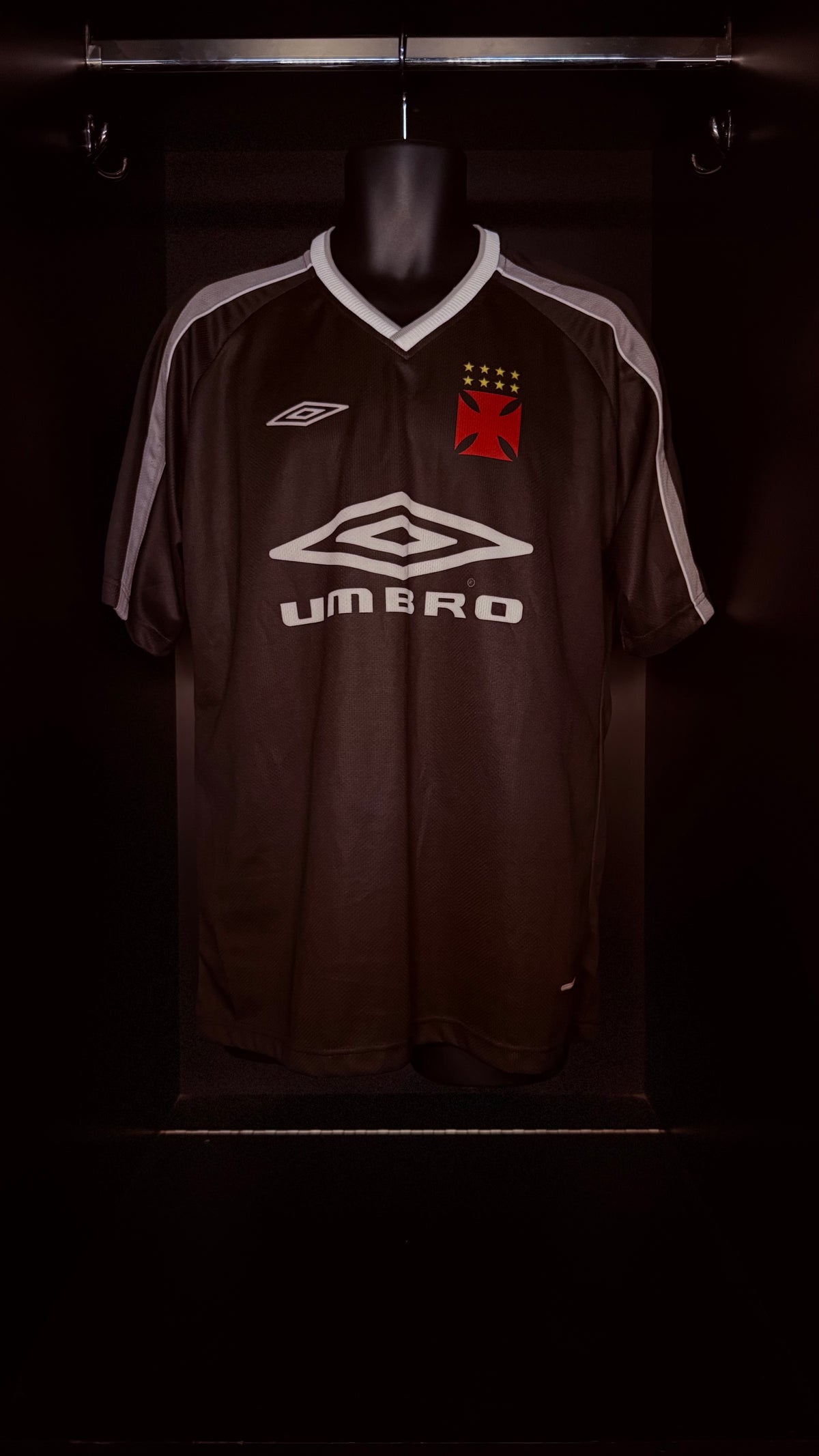 2003-2004 Vasco da Gama TRAINING Kit Soccer Jersey Football Shirt Umbro Large Authentic