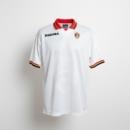 1996-1997 Belgium AWAY Kit Soccer Jersey Football Shirt Diadora XL Authentic
