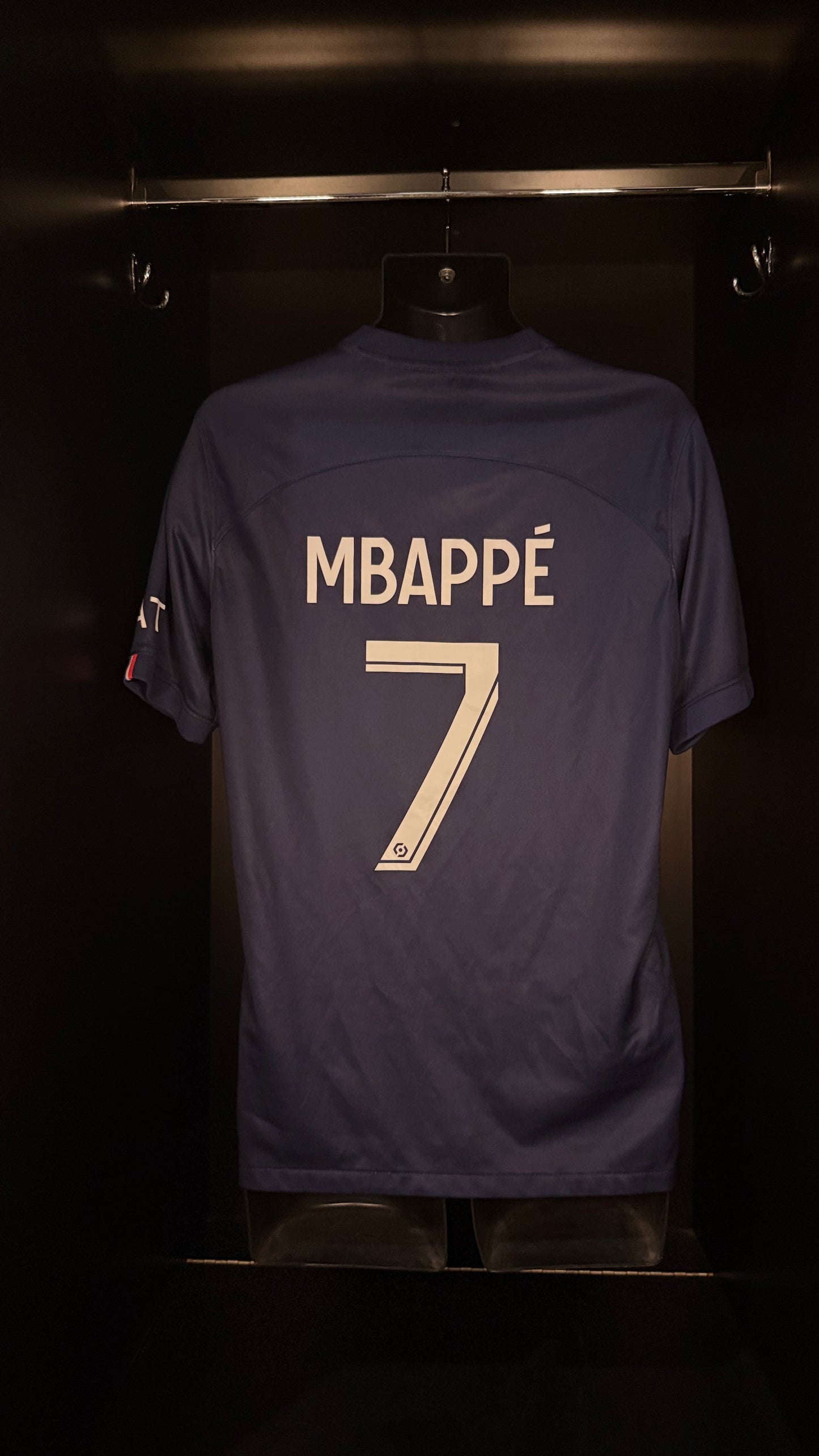 2022-2023 PSG Mbappe HOME Kit Soccer Jersey Football Shirt Nike Medium Authentic