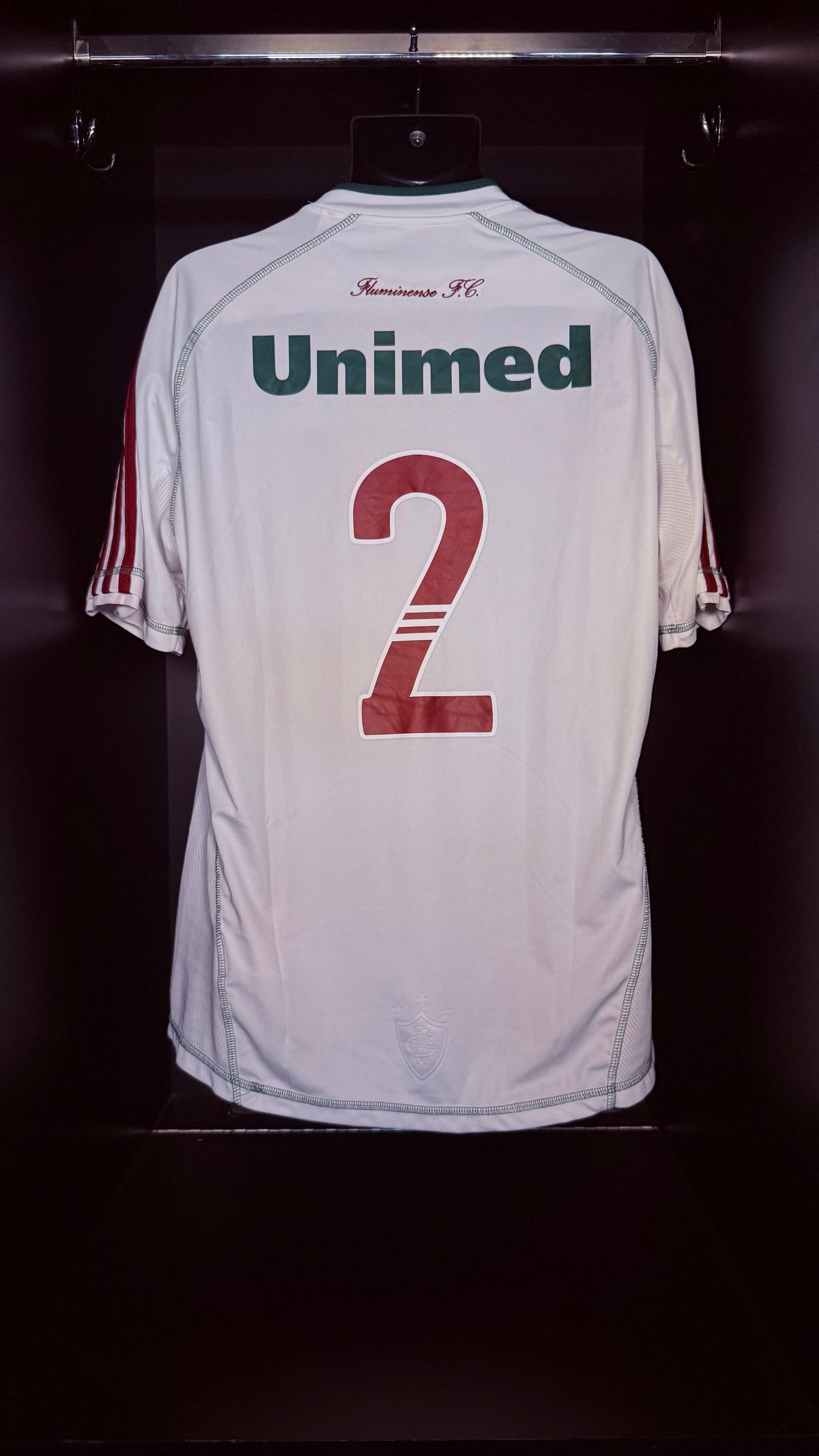 2010-2011 Fluminense AWAY Kit Soccer Jersey Football Shirt adidas Large Authentic