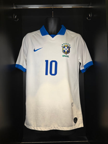2019-2020 Brazil Neymar AWAY Kit - Soccer Jersey Football Shirt Nike Medium Authentic