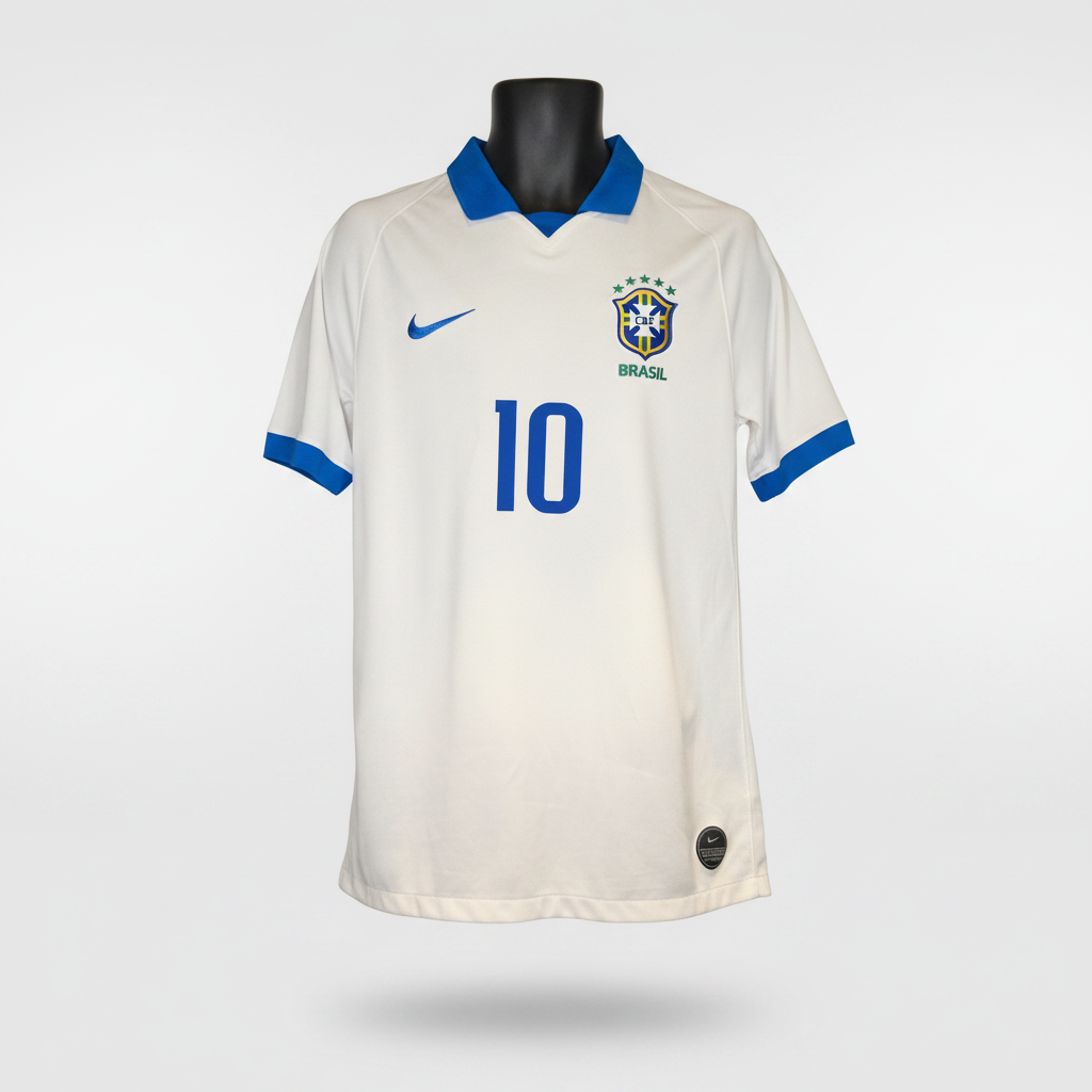 2019-2020 Brazil Neymar AWAY Kit - Soccer Jersey Football Shirt Nike Medium Authentic