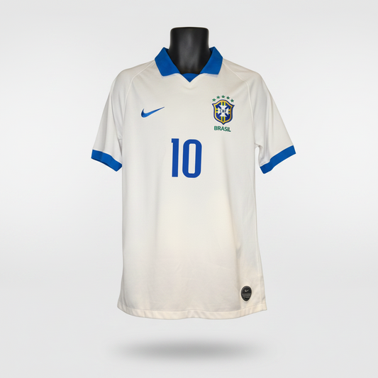 2019-2020 Brazil Neymar AWAY Kit - Soccer Jersey Football Shirt Nike Medium Authentic