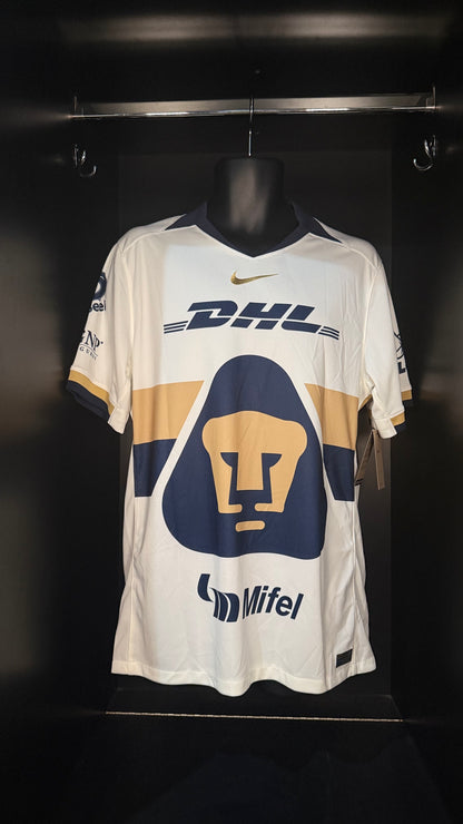 2025-2026 Pumas UNAM Carrasquilla HOME Kit Soccer Jersey Football Shirt Nike Large Authentic