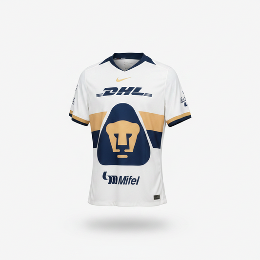 2025-2026 Pumas UNAM Carrasquilla HOME Kit Soccer Jersey Football Shirt Nike Large Authentic