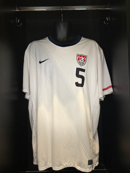 2010-2011 United States (USA) Onyewu HOME Kit Soccer Jersey Football Shirt Nike XXL Authentic