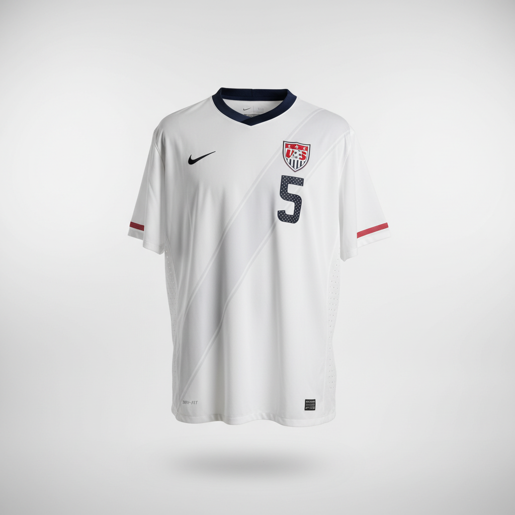 2010-2011 United States (USA) Onyewu HOME Kit Soccer Jersey Football Shirt Nike XXL Authentic