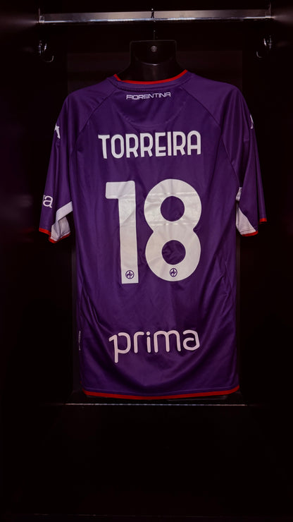 2021-2022 Fiorentina Torreira HOME Kit Soccer Jersey Football Shirt Kappa XXL