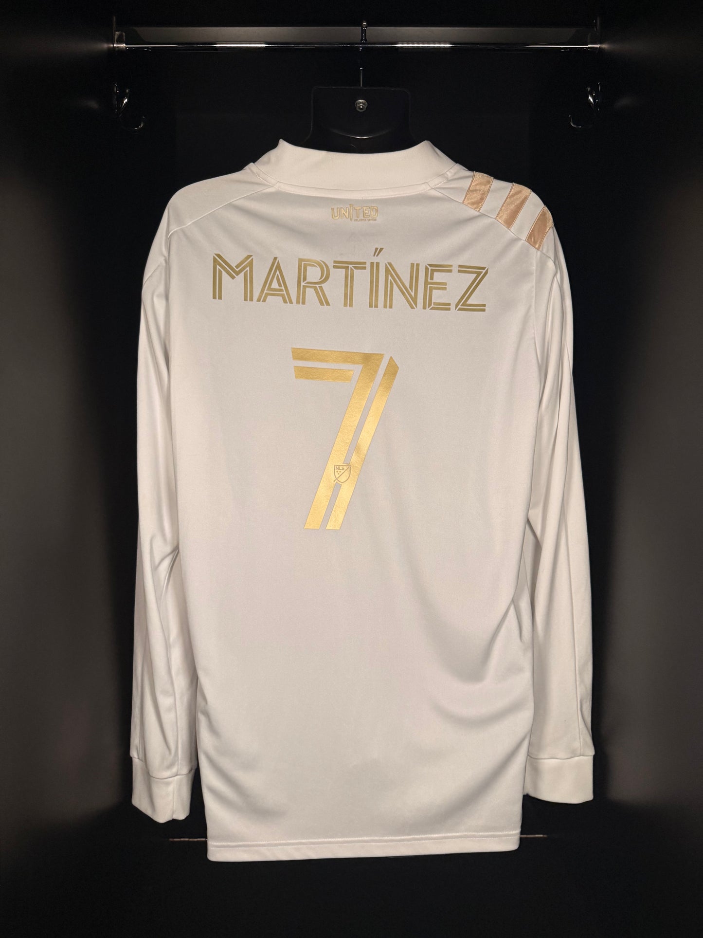 2020-2021 Atlanta United Martinez AWAY Kit Soccer Jersey Shirt adidas Large Authentic