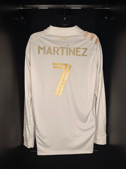 2020-2021 Atlanta United Martinez AWAY Kit Soccer Jersey Shirt adidas Large Authentic