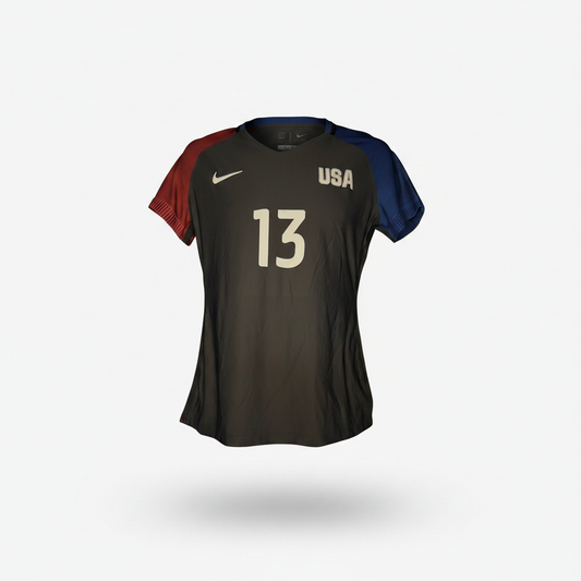 2016-2017 United States (USA - USWNT Olympics) Morgan AWAY Kit Soccer Jersey Shirt Nike Medium Authentic