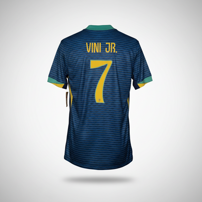 2024-2025 Brazil Vini Jr. AWAY Kit Soccer Jersey Shirt Nike Large Authentic