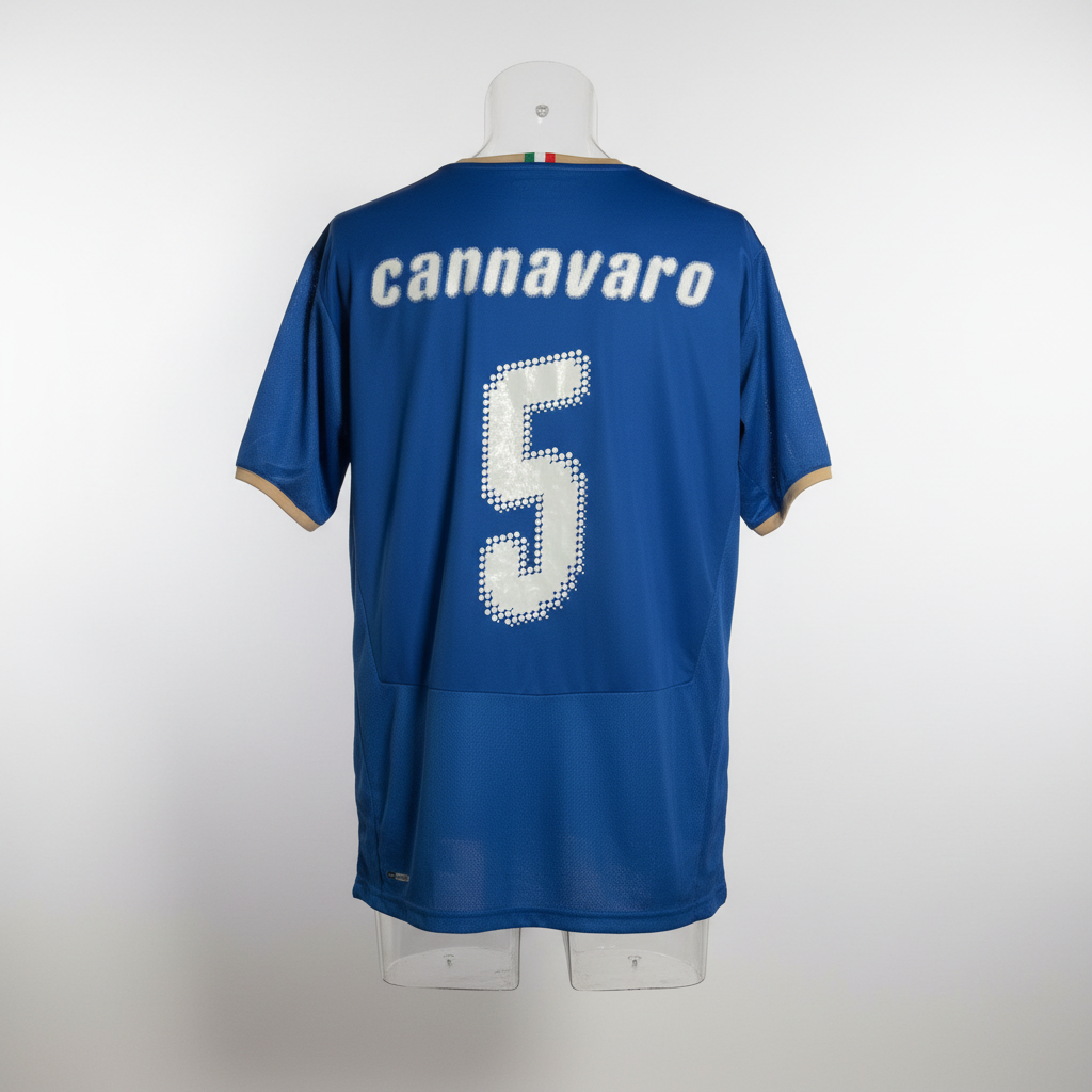 2008-2009 Italy Cannavaro HOME Kit Soccer Jersey Shirt Puma XL Authentic