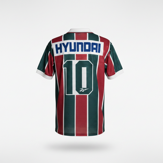 1995-1996 Fluminense HOME Kit Soccer Jersey Football Shirt Reebok Large Authentic