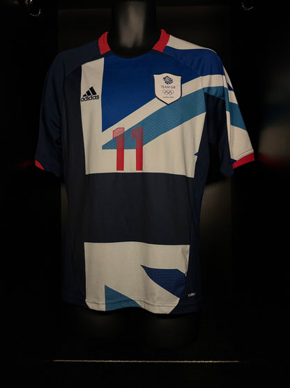 2012 London Olympics Team GB Great Britain Giggs HOME Kit Soccer adidas Small Authentic